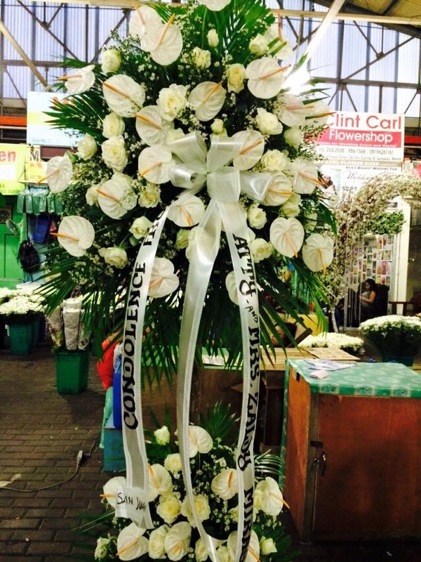 Sympathy funeral flowers manila philippines
